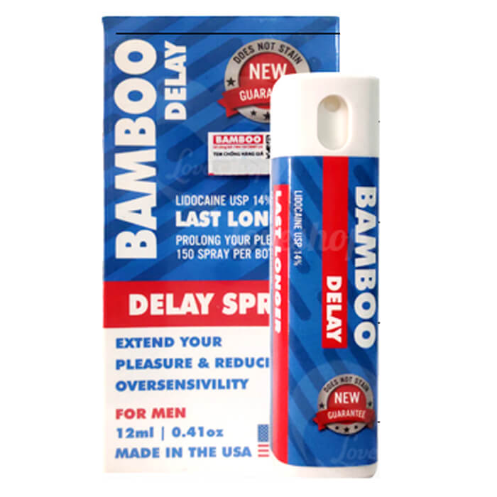 Thuốc Xịt Chống Xuất Tinh Sớm Bamboo Delay Spray USA (12ml) 